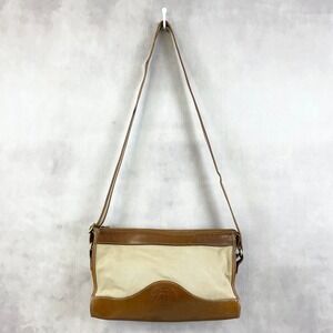 Vintage Ghurka Womens Crossbody Bag The Envoy Leather Canvas‎ Old Money Heritage
